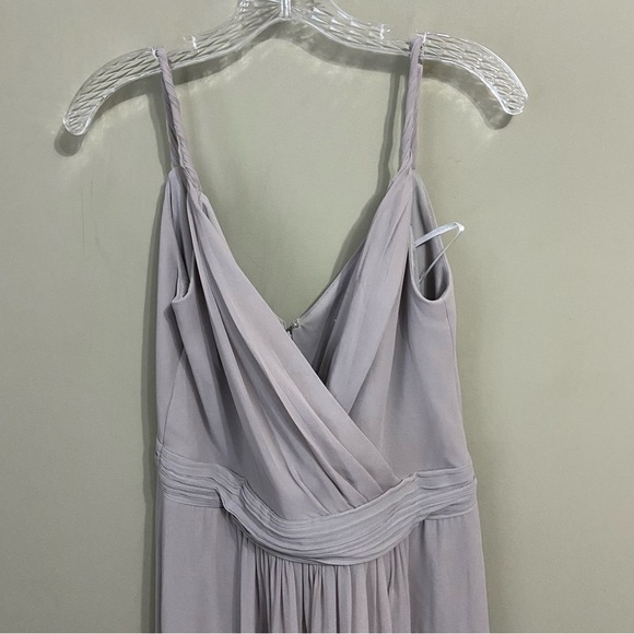 🆕 BILL LEVKOFF Sz 8 Bridesmaid Desert Grey Dress Style 7021 - Picture 6 of 8